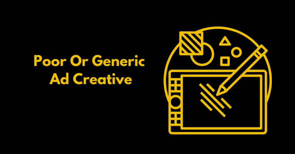 Poor Meta ad creative